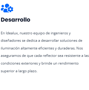 Desarrollo - Idealux