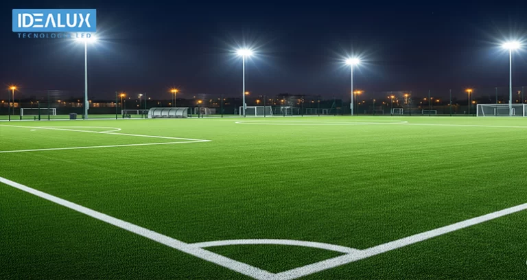 Idealux - Blog - Guía Definitiva Cómo Iluminar una Cancha de Fútbol 7