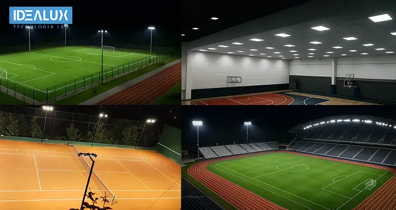 Idealux - Cómo elegir la iluminación adecuada para cada espacio deportivo - 772x410 - 2