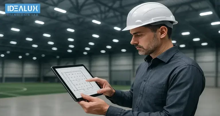 Idealux - La importancia de un proyecto luminotécnico de Reflectores Led Profesionales Deportivos y Industriales - 772x410