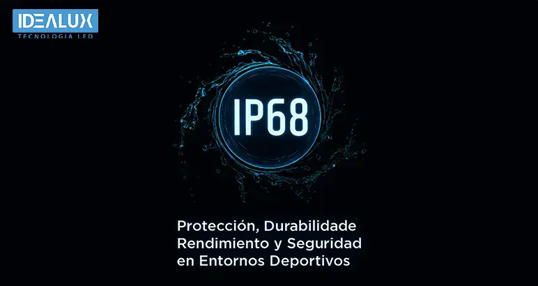 Idealux Protección IP68 Durabilidad, Rendimiento y Seguridad en Entornos Deportivos e Industriales